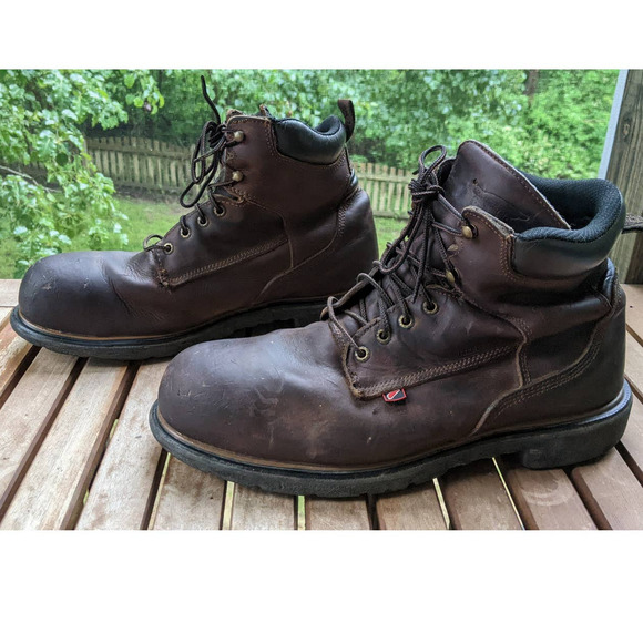 Red Wing Men's DynaForce® 6-inch Waterproof Safety Toe Boot 4215 Size 12D - Picture 4 of 12